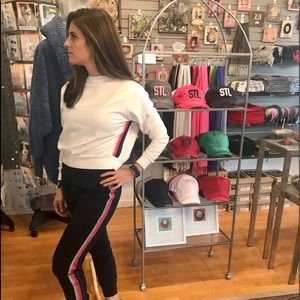 Hard Tail sunset stripe sweatshirt   CFT11